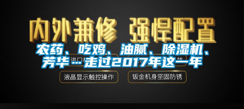 農藥、吃雞、油膩、除濕機、芳華…走過2017年這一年