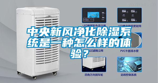 中央新風凈化除濕系統是一種怎么樣的體驗？