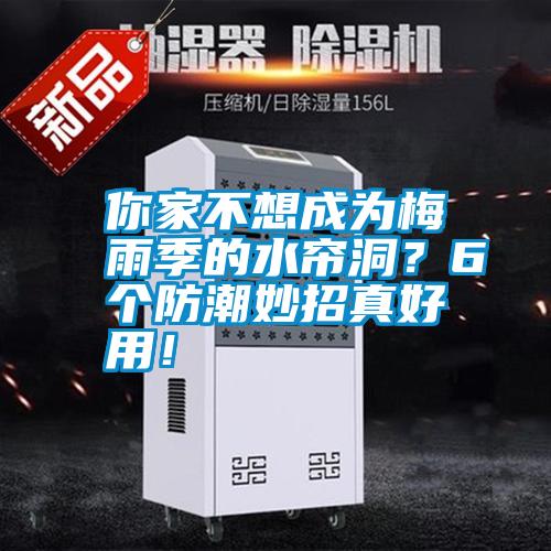 你家不想成為梅雨季的水簾洞？6個防潮妙招真好用！