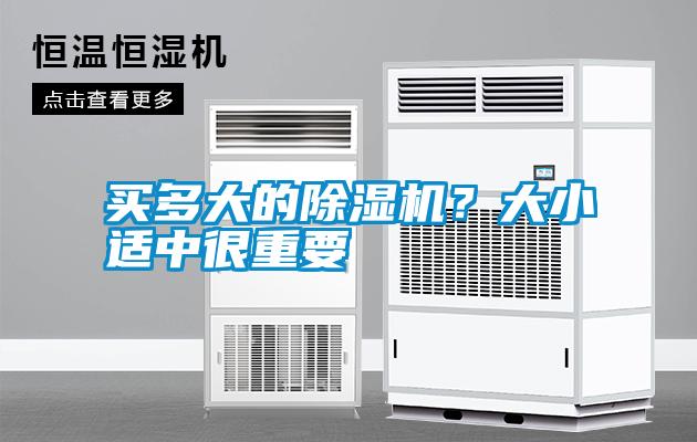 買多大的除濕機？大小適中很重要