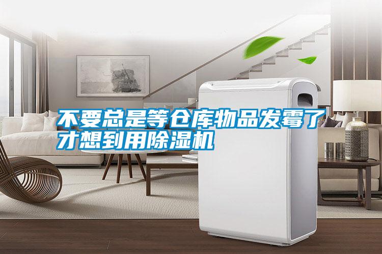 不要總是等倉庫物品發霉了才想到用除濕機