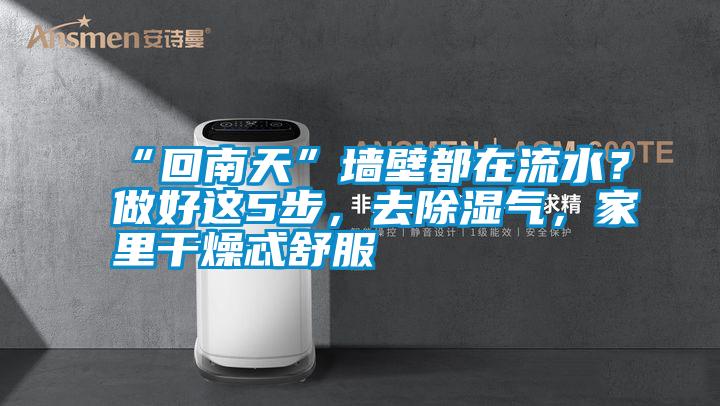 “回南天”墻壁都在流水？做好這5步，去除濕氣，家里干燥忒舒服