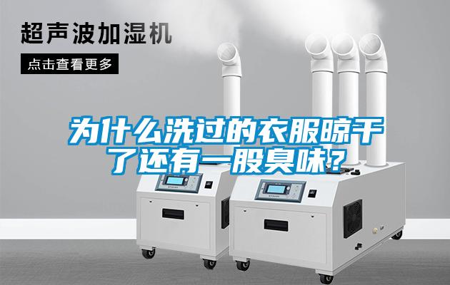為什么洗過的衣服晾干了還有一股臭味？
