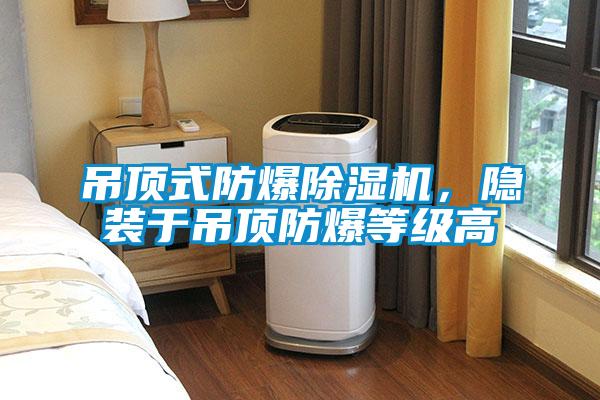 吊頂式防爆除濕機，隱裝于吊頂防爆等級高