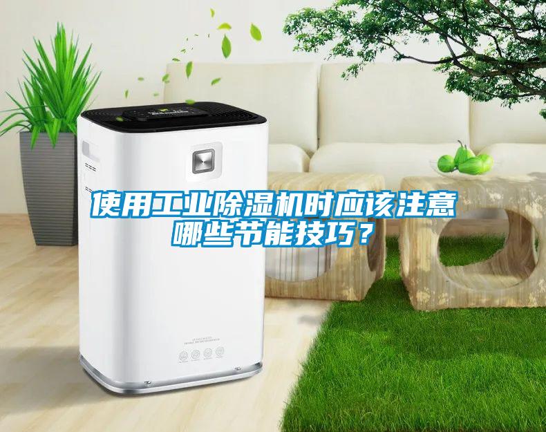 使用工業除濕機時應該注意哪些節能技巧？