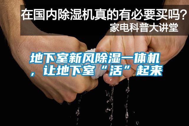 地下室新風除濕一體機，讓地下室“活”起來