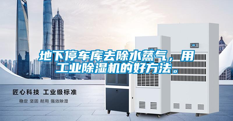 地下停車庫去除水蒸氣，用工業除濕機的好方法。
