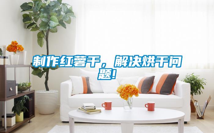 制作紅薯干，解決烘干問題!