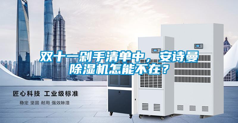 雙十一剁手清單中，安詩曼除濕機怎能不在？