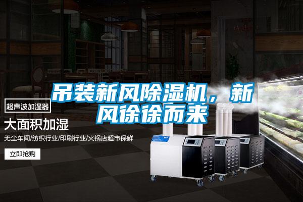 吊裝新風除濕機，新風徐徐而來