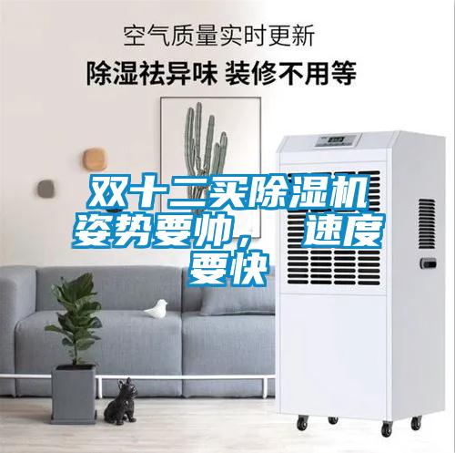 雙十二買除濕機姿勢要帥， 速度要快