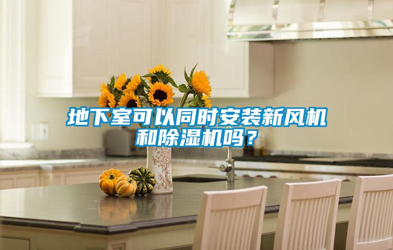 地下室可以同時安裝新風機和除濕機嗎？
