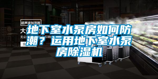 地下室水泵房如何防潮？運用地下室水泵房除濕機
