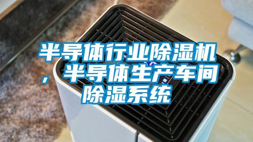 半導體行業除濕機，半導體生產車間除濕系統