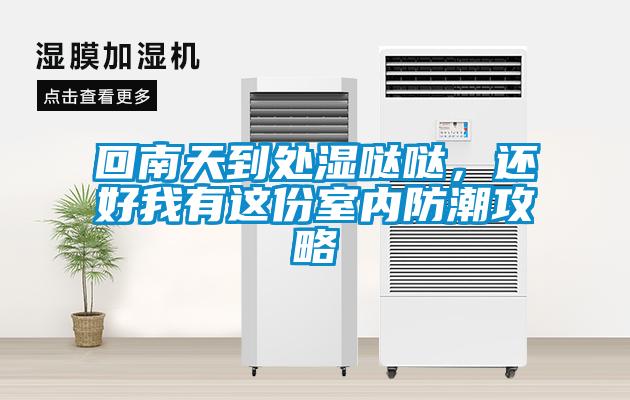 回南天到處濕噠噠，還好我有這份室內防潮攻略