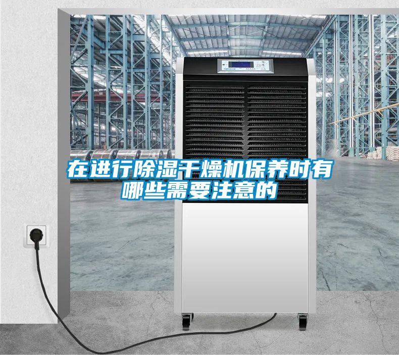 在進行除濕干燥機保養時有哪些需要注意的