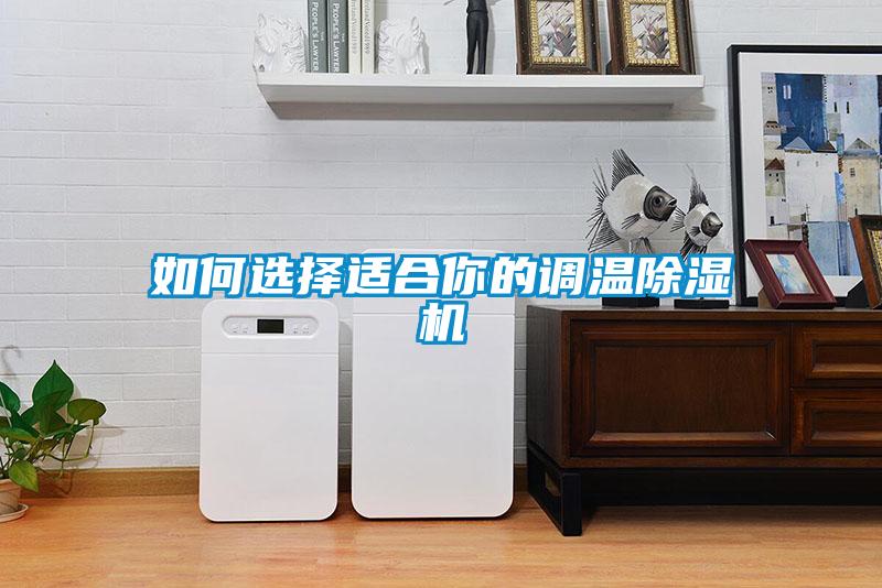 如何選擇適合你的調溫除濕機