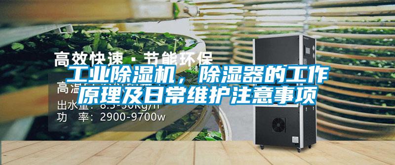 工業除濕機，除濕器的工作原理及日常維護注意事項