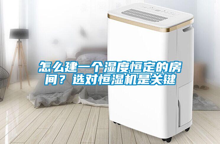 怎么建一個濕度恒定的房間？選對恒濕機是關鍵