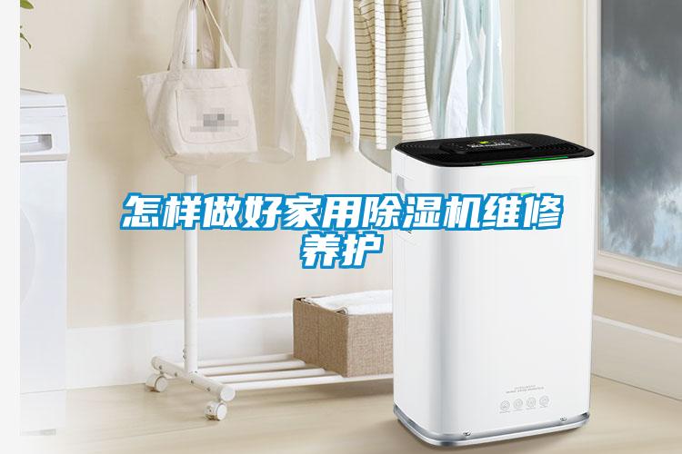 怎樣做好家用除濕機維修養護