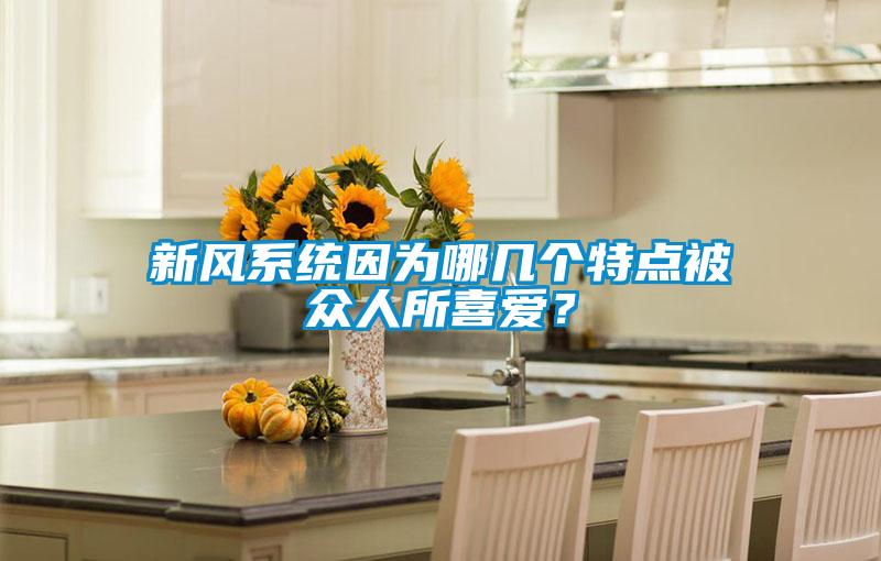 新風系統因為哪幾個特點被眾人所喜愛？