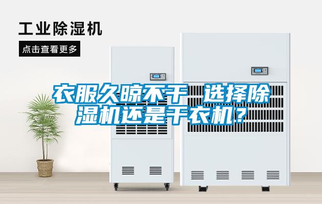 衣服久晾不干 選擇除濕機還是干衣機？