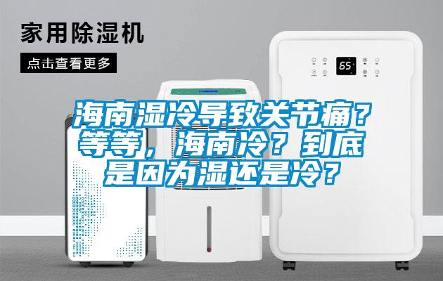 海南濕冷導致關節痛？等等，海南冷？到底是因為濕還是冷？