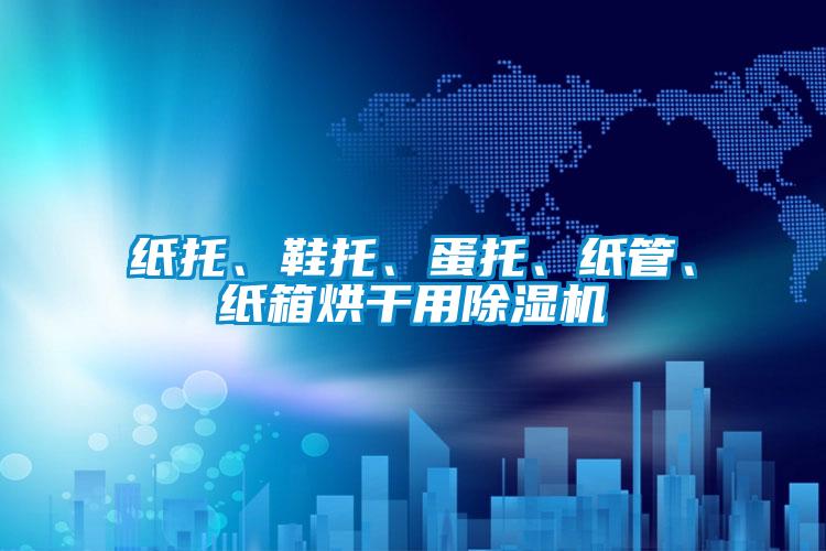 紙托、鞋托、蛋托、紙管、紙箱烘干用除濕機