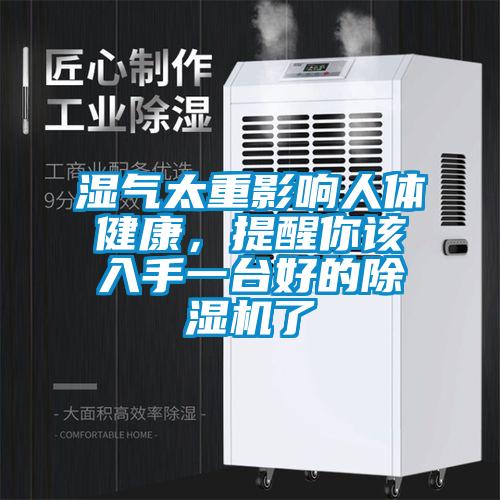 濕氣太重影響人體健康，提醒你該入手一臺好的除濕機了