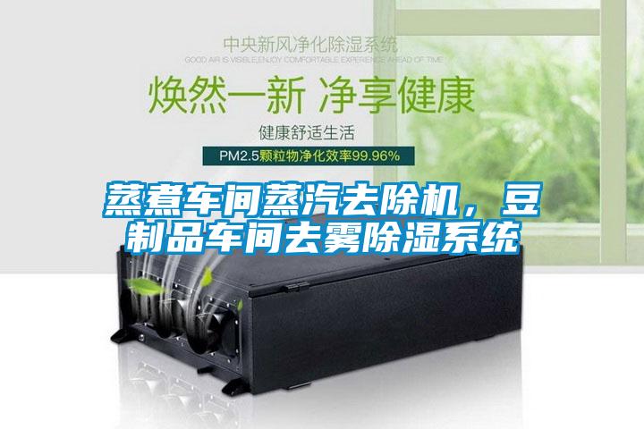蒸煮車間蒸汽去除機，豆制品車間去霧除濕系統