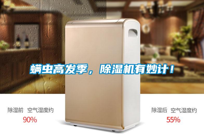 螨蟲高發季，除濕機有妙計！