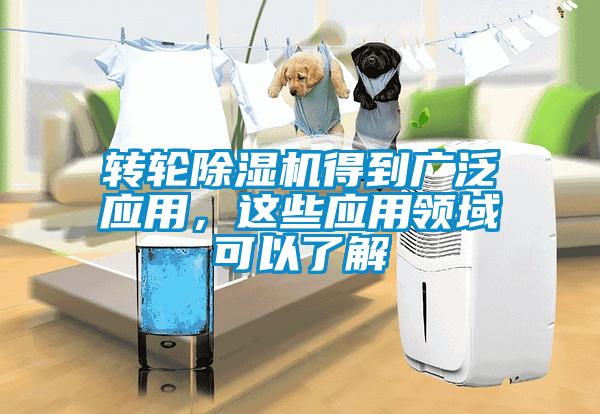 轉輪除濕機得到廣泛應用，這些應用領域可以了解
