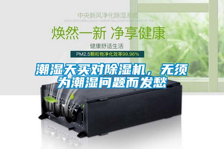 潮濕天買對除濕機，無須為潮濕問題而發愁