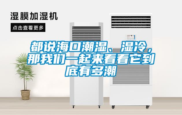 都說海口潮濕、濕冷，那我們一起來看看它到底有多潮