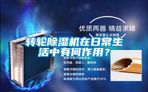 轉輪除濕機在日常生活中有何作用？