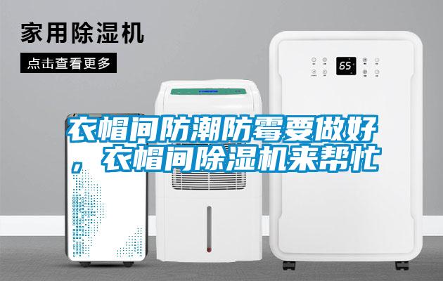 衣帽間防潮防霉要做好，衣帽間除濕機來幫忙