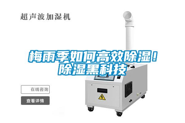 梅雨季如何高效除濕！除濕黑科技