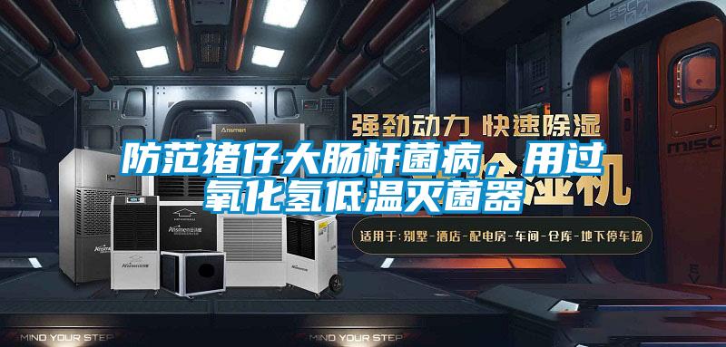防范豬仔大腸桿菌病，用過氧化氫低溫滅菌器