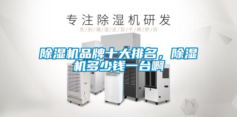 除濕機品牌十大排名，除濕機多少錢一臺啊