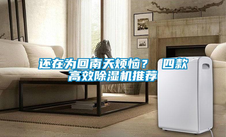 還在為回南天煩惱？ 四款高效除濕機推薦