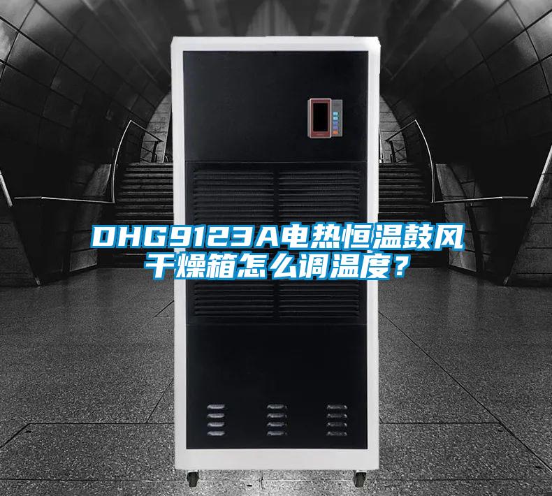 DHG9123A電熱恒溫鼓風干燥箱怎么調溫度？