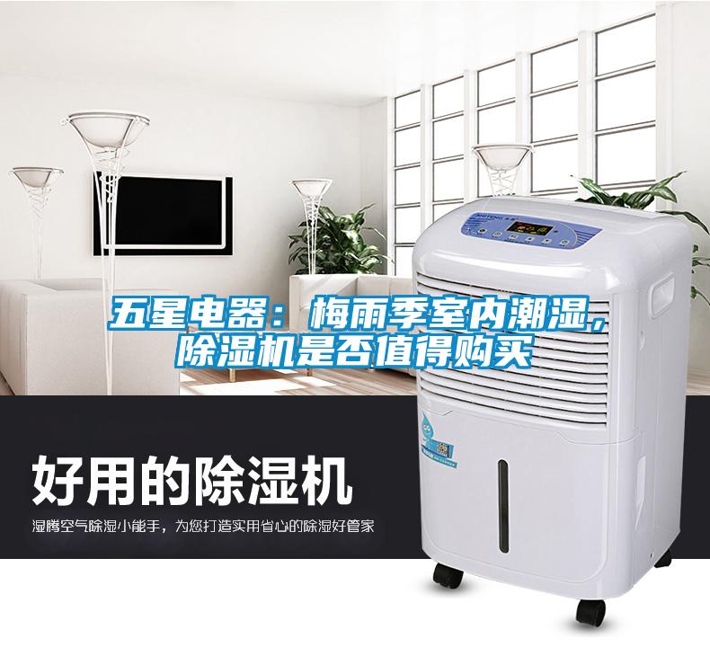 五星電器：梅雨季室內潮濕，除濕機是否值得購買
