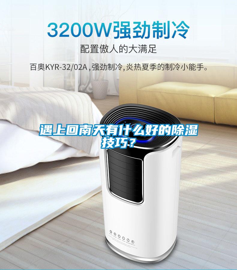 遇上回南天有什么好的除濕技巧？