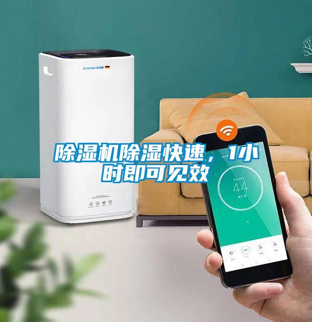 除濕機除濕快速，1小時即可見效