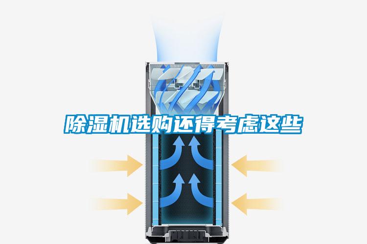 除濕機選購還得考慮這些