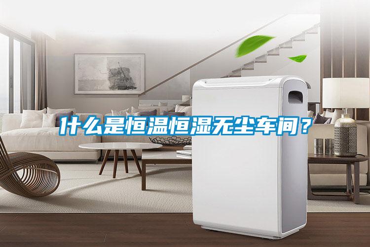 什么是恒溫恒濕無塵車間？