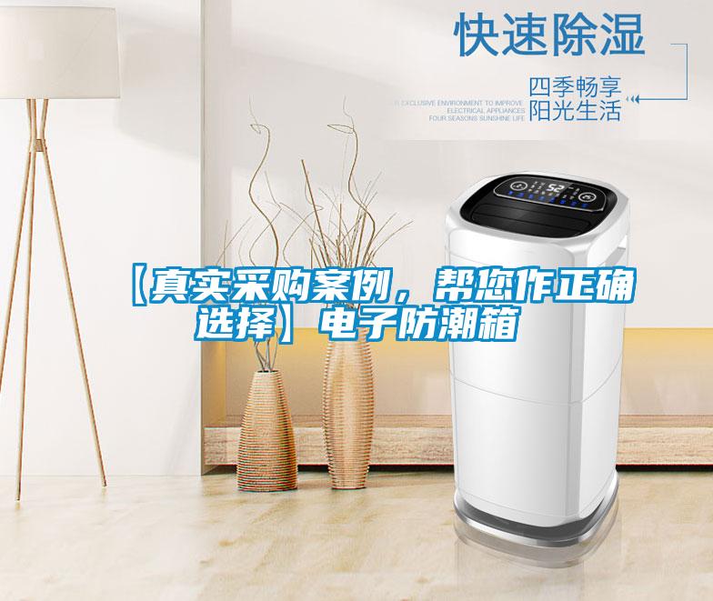 【真實采購案例，幫您作正確選擇】電子防潮箱