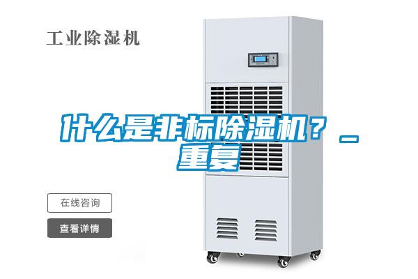 什么是非標除濕機？_重復