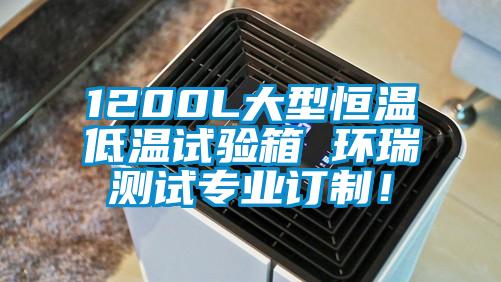 1200L大型恒溫低溫試驗箱 環瑞測試專業訂制！
