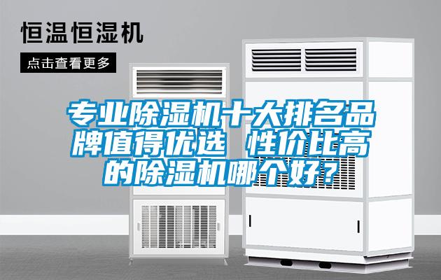 專業除濕機十大排名品牌值得優選 性價比高的除濕機哪個好？